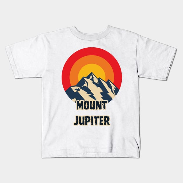 Mount Jupiter Kids T-Shirt by Canada Cities